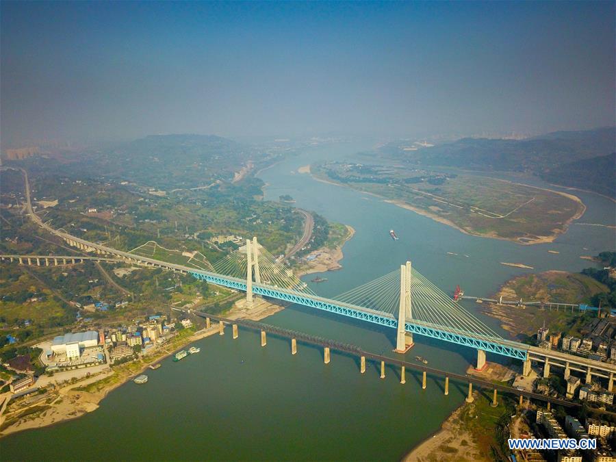 CHINA-CHONGQING-TRUSS-CABLE STAY-BRIDGE (CN)