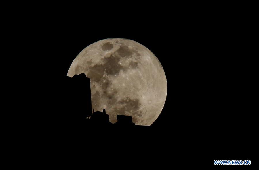 MIDEAST-NABLUS-SUPERMOON