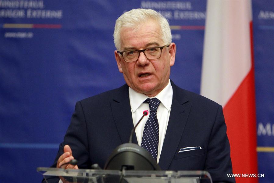 ROMANIA-BUCHAREST-POLAND-FOREIGN MINISTER-VISIT