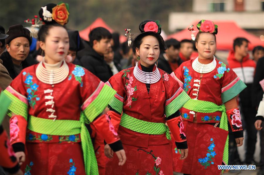 # CHINA-GUIZHOU-MIAO ETHNIC GROUP-CELEBRATION-SPRING(CN)