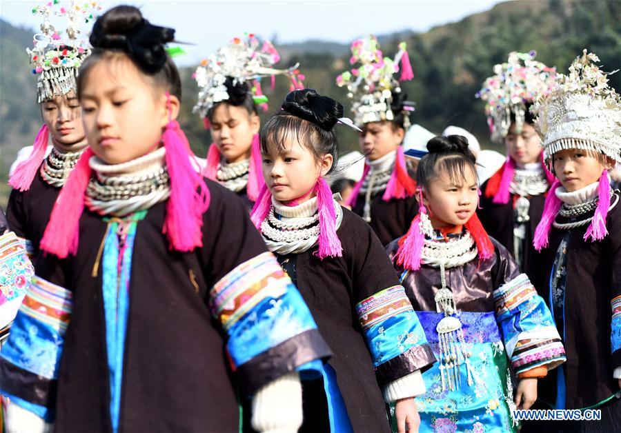 # CHINA-GUIZHOU-MIAO ETHNIC GROUP-CELEBRATION-SPRING(CN)