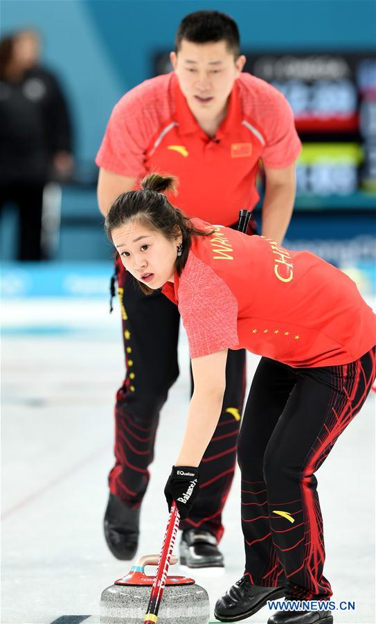 (SP)OLY-SOUTH KOREA-PYEONGCHANG-CURLING-MIXED DOUBLES-CHINA VS CANADA