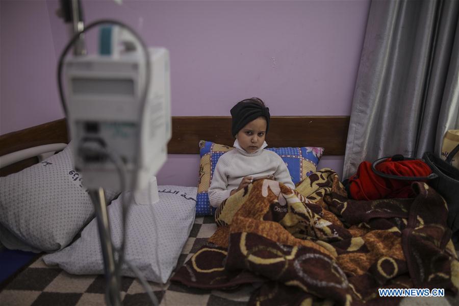 MIDEAST-GAZA CITY-HOSPITAL-CANCER-MEDICAL SUPPLIES-SHORTAGE