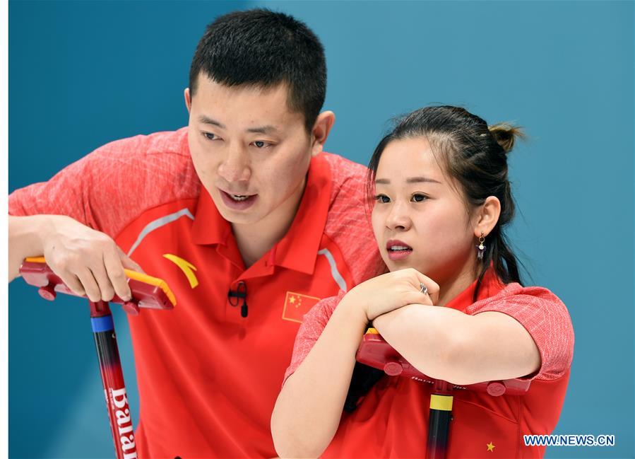 (SP)OLY-SOUTH KOREA-PYEONGCHANG-CURLING-MIXED DOUBLES-CHN VS USA