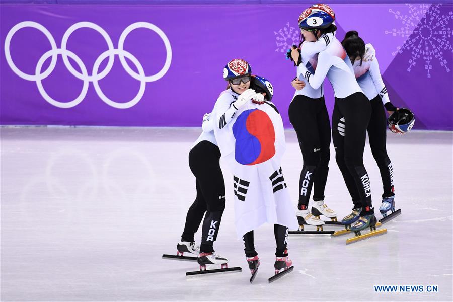 (SP)OLY-SOUTH KOREA-PYEONGCHANG-SHORT TRACK-LADIES' 3000M RELAY