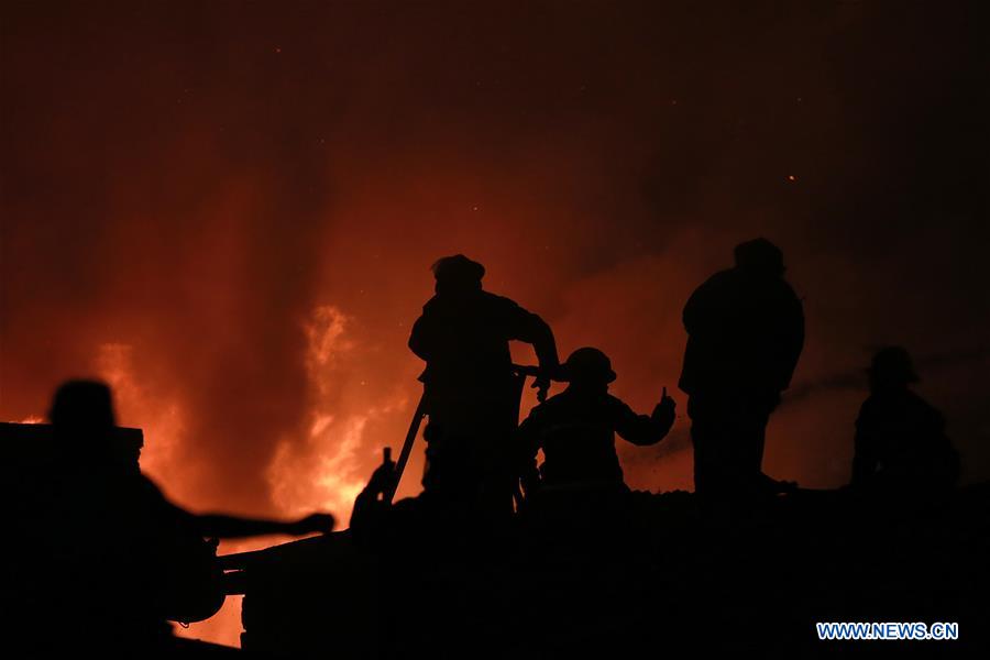 PHILIPPINES-QUEZON CITY-SLUM-FIRE