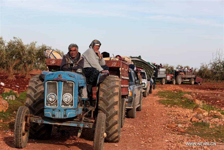 SYRIA-AFRIN-CIVILIANS-EVACUATION