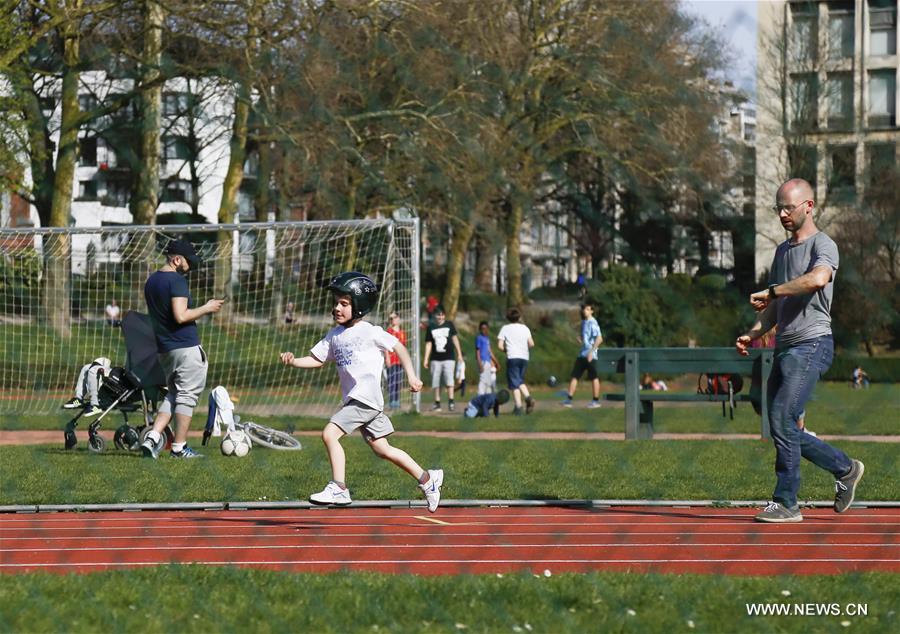 BELGIUM-BRUSSELS-DAILY LIFE-SPRING