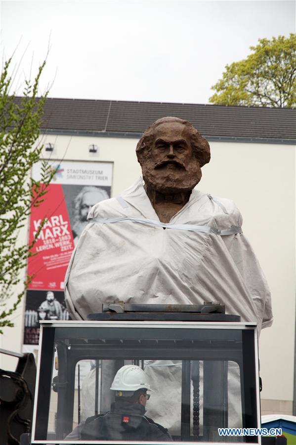 GERMANY-TRIER-KARL MARX STATUE-CHINA