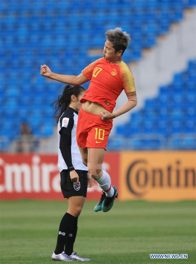 (SP)JORDAN-AMMAN-SOCCER-AFC WOMEN'S ASIAN CUP-CHINA-THAILAND