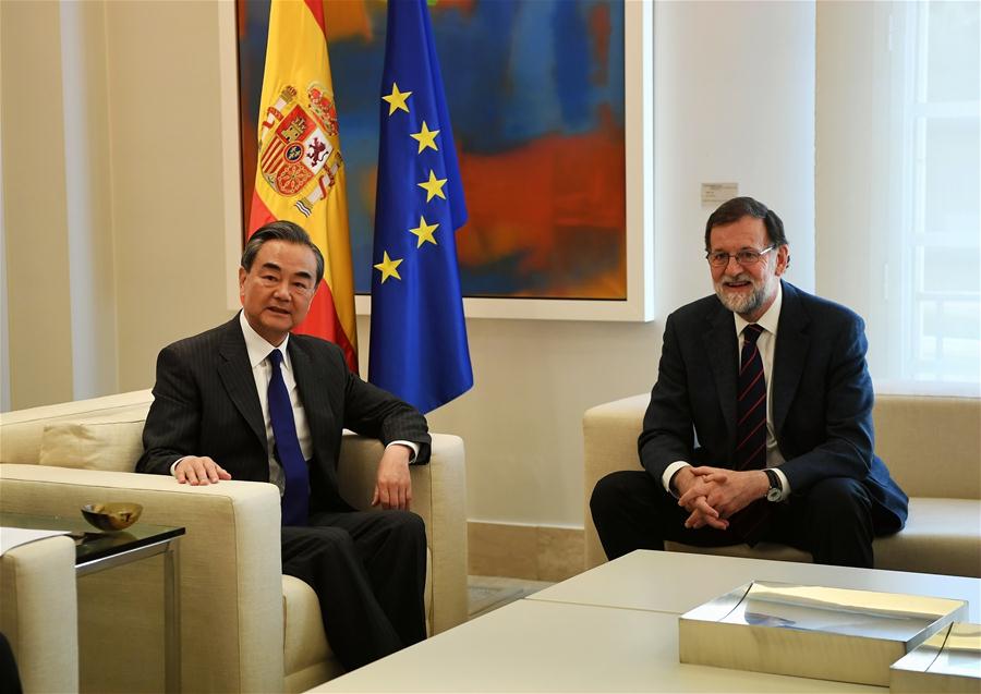 SPAIN-MADRID-CHINA-WANG YI-VISIT