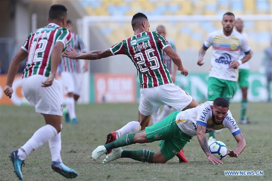 (SP)BRAZIL-RIO DE JANEIRO-SOCCER-SERIE A-FLUMINENSE VS CHAPECOENSE