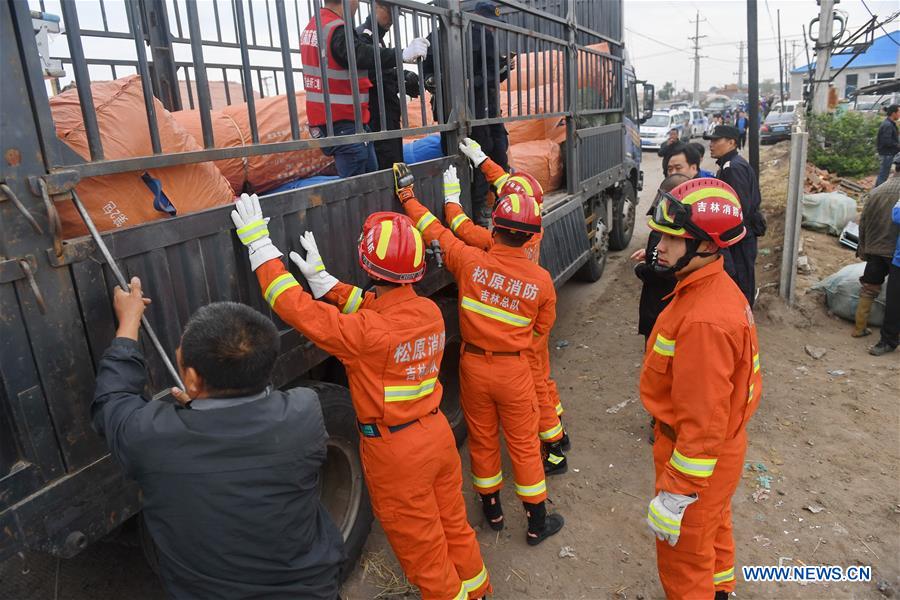 CHINA-JILIN-EARTHQUAKE-RESCUE (CN)