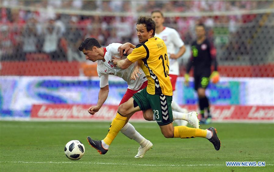 (SP)POLAND-WARSAW-SOCCER-FRIENDLY MATCH-POLAND VS LITHUANIA