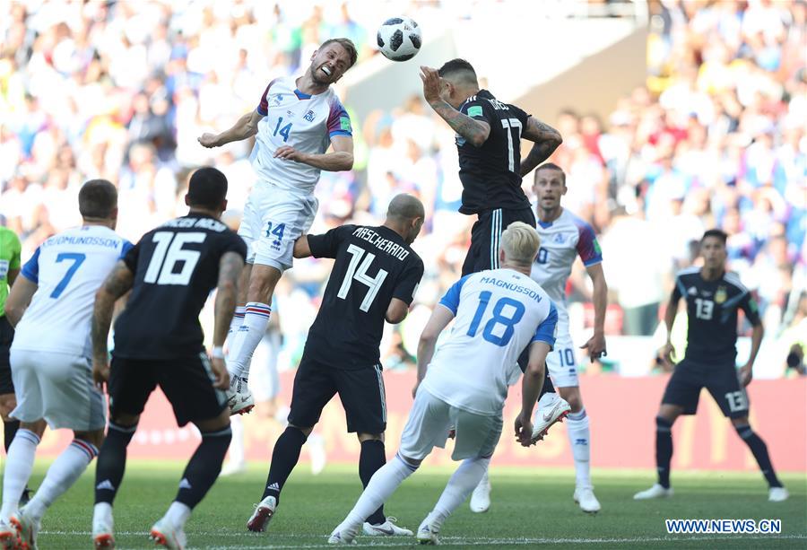 (SP)RUSSIA-MOSCOW-2018 WORLD CUP-GROUP D-ARGENTINA VS ICELAND