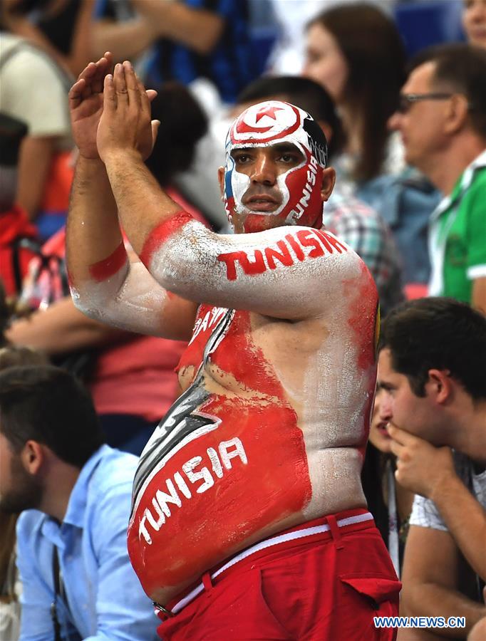 (SP)RUSSIA-VOLGOGRAD-2018 WORLD CUP-GROUP G-TUNISIA VS ENGLAND