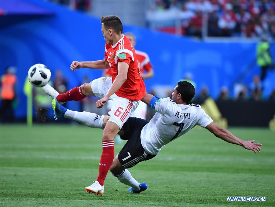 (SP)RUSSIA-SAINT PETERSBURG-2018 WORLD CUP-GROUP A-RUSSIA VS EGYPT