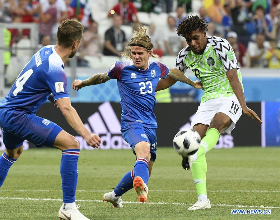 (SP)RUSSIA-VOLGOGRAD-2018 WORLD CUP-GROUP D-NIGERIA VS ICELAND