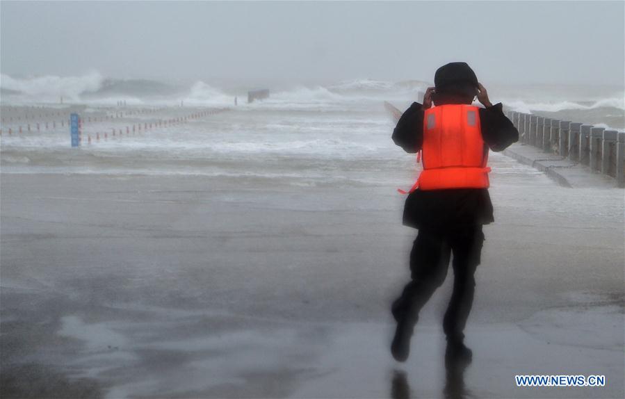 CHINA-TYPHOON MARIA-LANDFALL (CN)