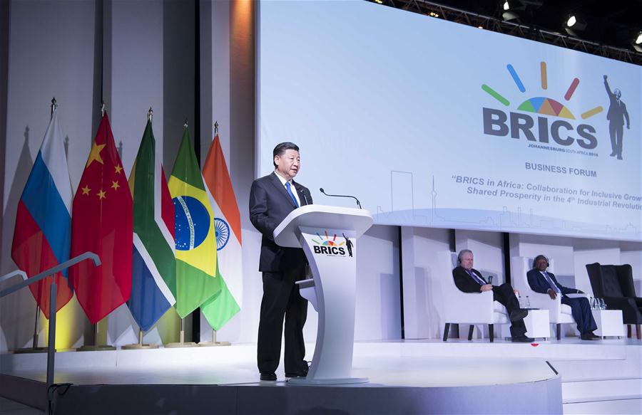 SOUTH AFRICA-JOHANNESBURG-XI JINPING-BRICS BUSINESS FORUM 