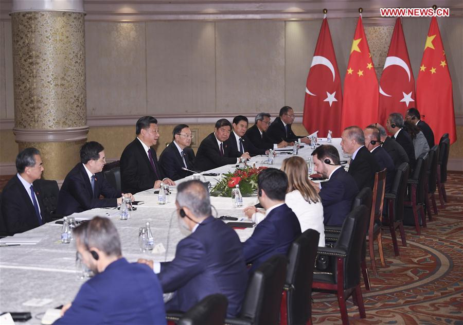 SOUTH AFRICA-JOHANNESBURG-CHINA-XI JINPING-TURKEY-ERDOGAN-MEETING