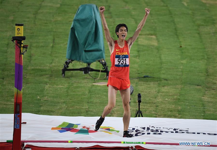 (SP)INDONESIA-JAKARTA-ASIAN GAMES-ATHLETICS-MEN'S HIGH JUMP