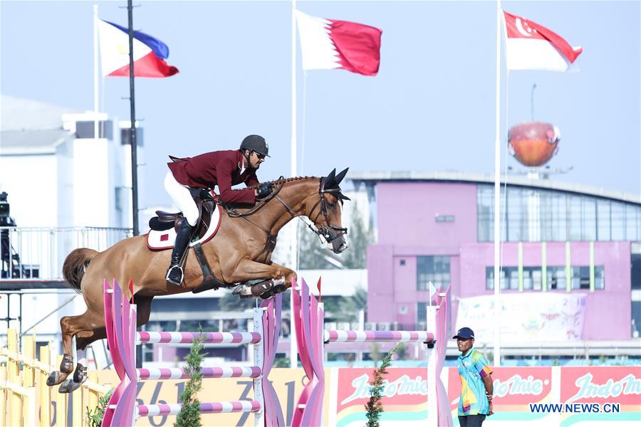 (SP)INDONESIA-JAKARTA-ASIAN GAMES-EQUESTRIAN-JUMPING INDIVIDUAL