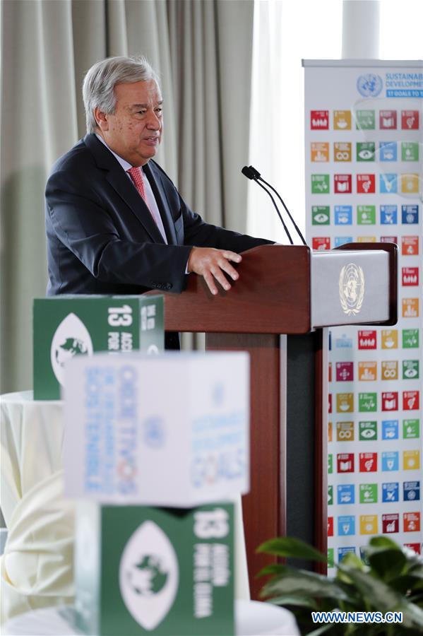 UN-CLIMATE CHANGE-GUTERRES-SPEECH