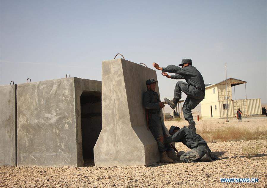 AFGHANISTAN-NANGARHAR-POLICE-MILITARY TRAINING