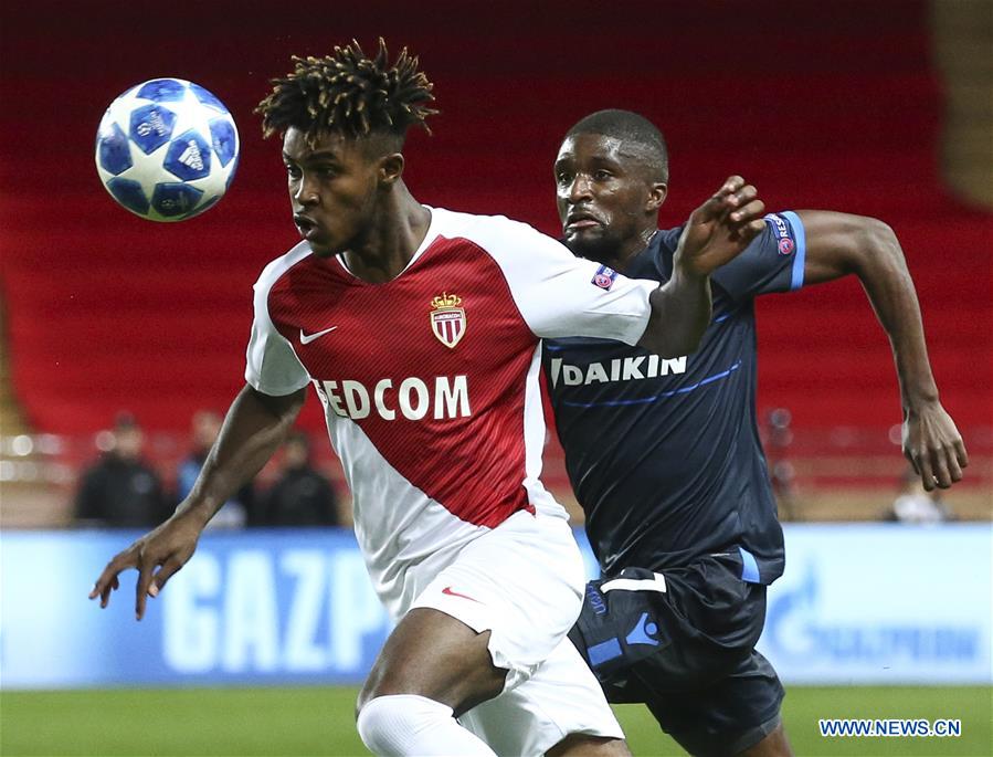 (SP)MONACO-FONTVIEILLE-FOOTBALL-UEFA CHAMPIONS LEAGUE-MONACO VS BRUGGE