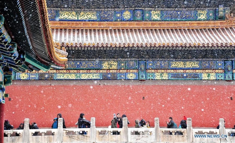 (InPalaceMuseum)CHINA-BEIJING-PALACE MUSEUM-SNOW (CN)