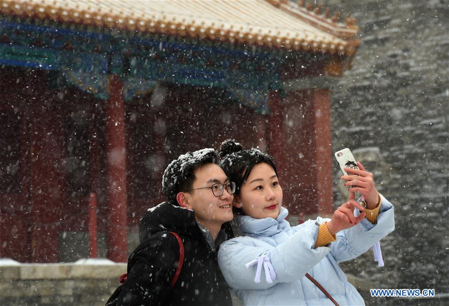 (InPalaceMuseum)CHINA-BEIJING-PALACE MUSEUM-SNOW (CN)