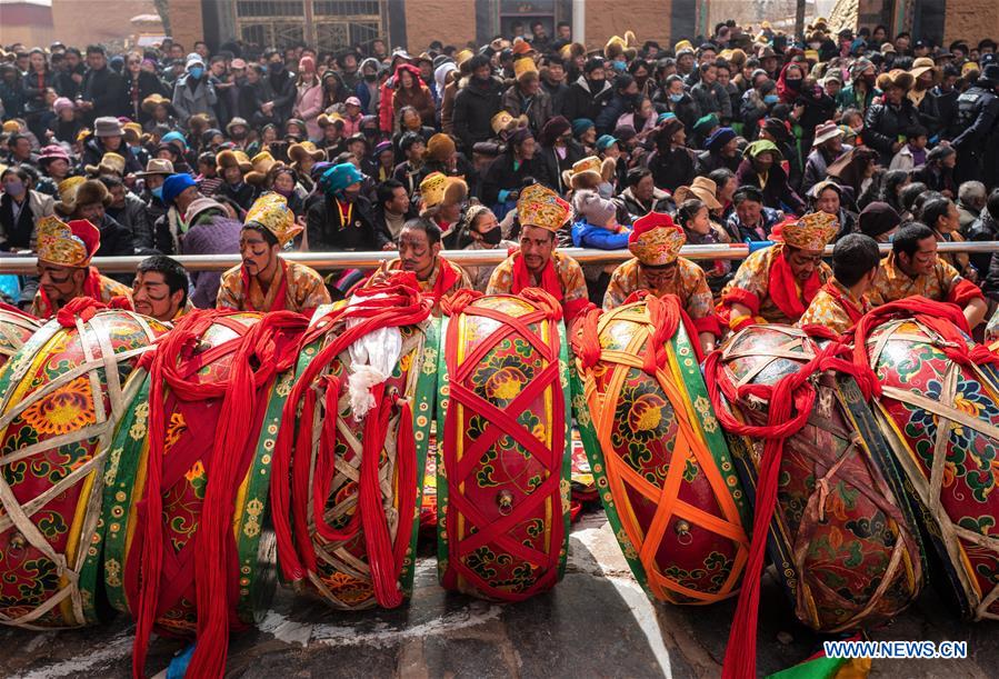 (InTibet) CHINA-TIBET-CHAM DANCE (CN)