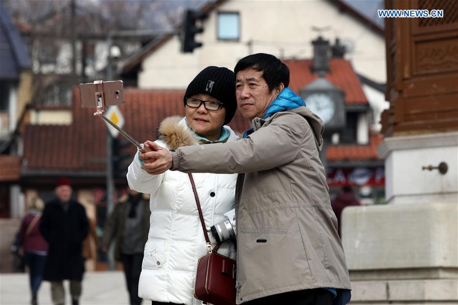 BOSNIA AND HERZEGOVINA-SARAJEVO-CHINESE TOURISTS