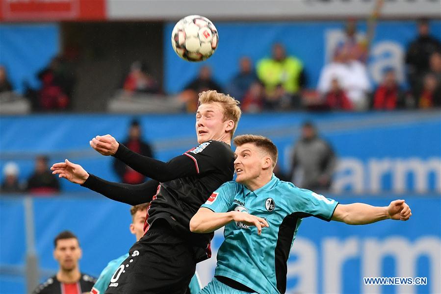 (SP)GERMANY-LEVERKUSEN-SOCCER-BUNDESLIGA-LEVERKUSEN VS FREIBURG