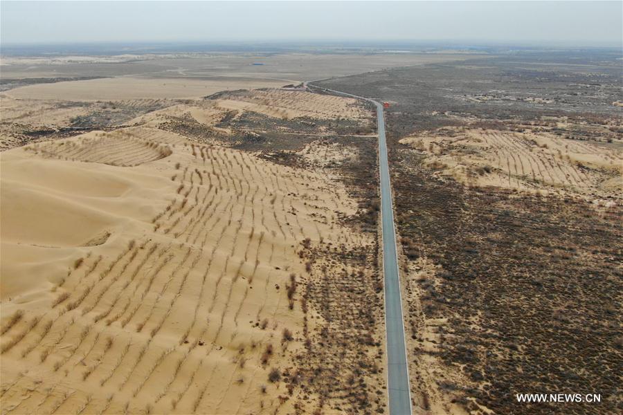 CHINA-INNER MONGOLIA-ORDOS-DESERTIFICATION CURBING (CN)