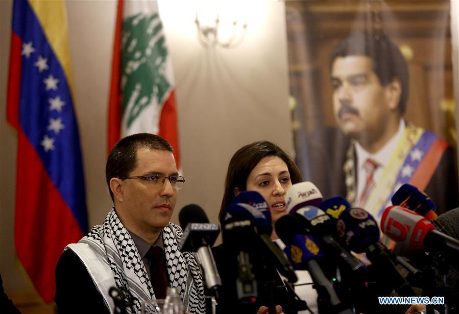 LEBANON-BEIRUT-VENEZUELA-FM-VISIT