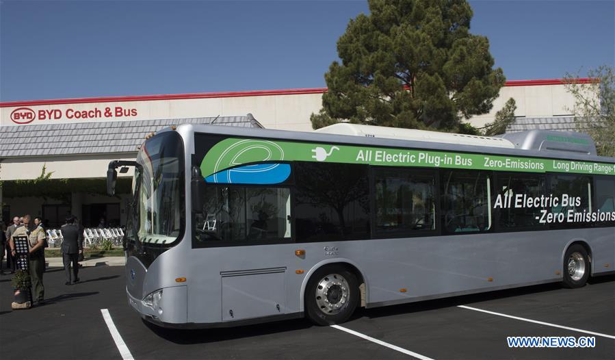 U.S.-LOS ANGELES-LANCASTER-BYD-E-BUS-MILESTONE