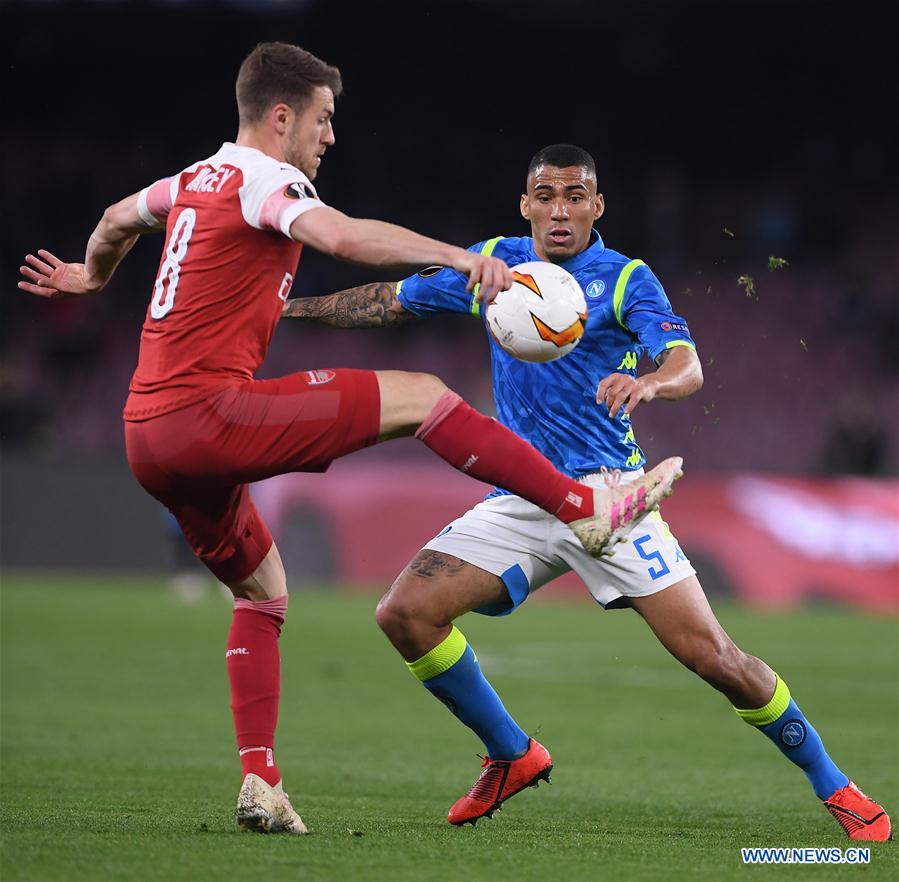 (SP)ITALY-NAPLES-SOCCER-UEFA EUROPA LEAGUE-QUARTERFINAL-NAPOLI VS ARSENAL