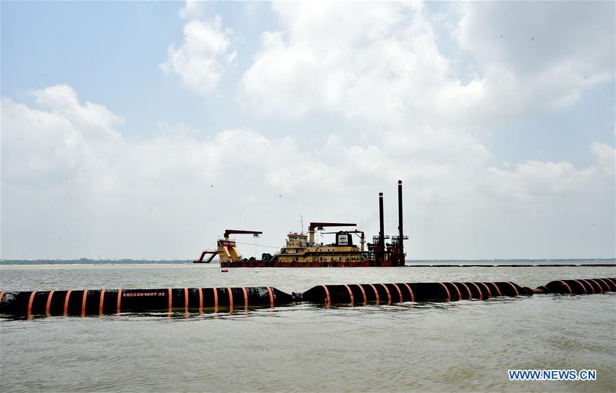 BANGLADESH-SHARIATPUR-RIVER-DREDGING