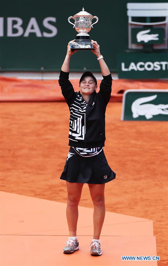 (SP)FRANCE-PARIS-TENNIS-ROLAND GARROS-WOMEN'S SINGLES FINAL