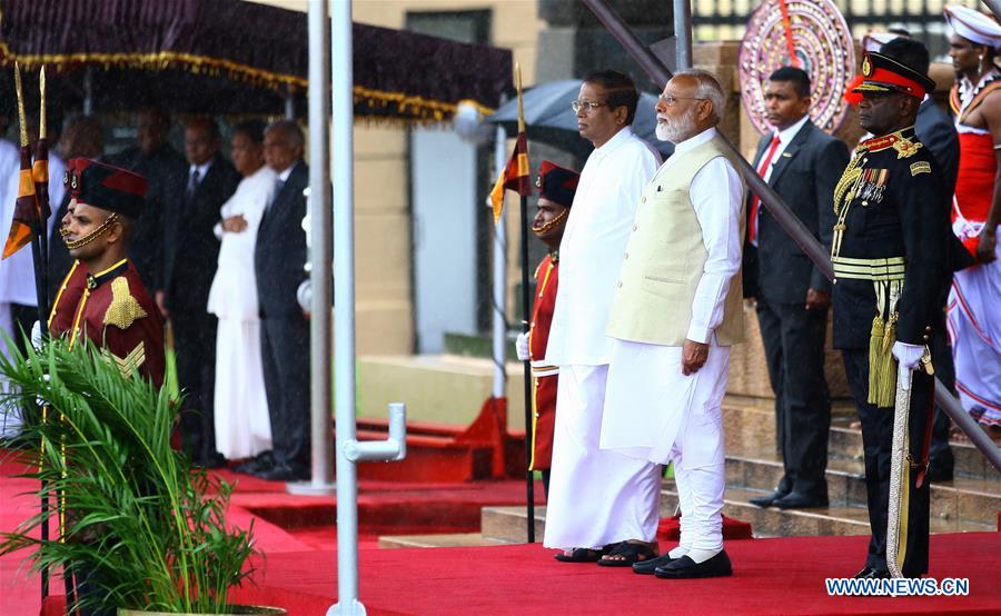 SRI LANKA-COLOMBO-INDIA-MODI-VISIT