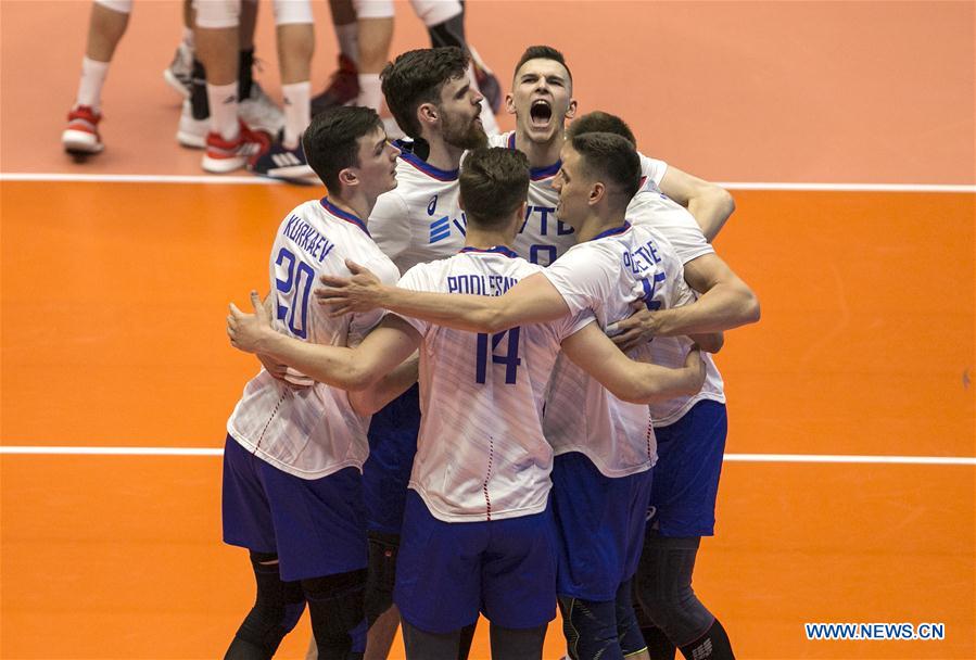 (SP)IRAN-URMIA-FIVB VOLLEYBALL LEAGUE-RUSSIA VS POLAND