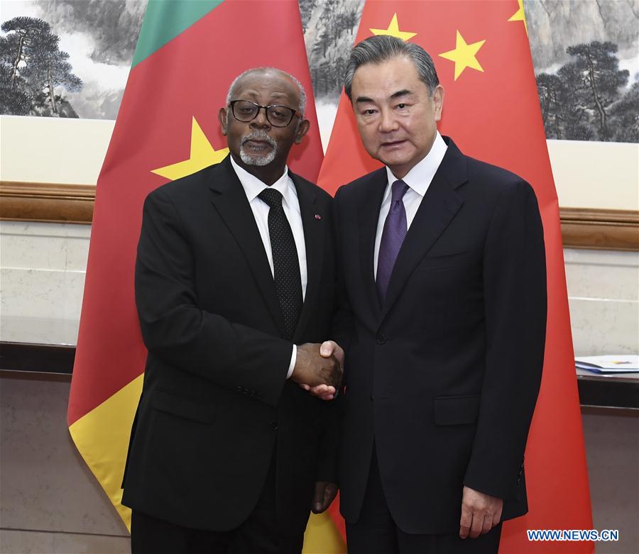 CHINA-BEIJING-WANG YI-CAMEROON-FM-MEETING (CN)