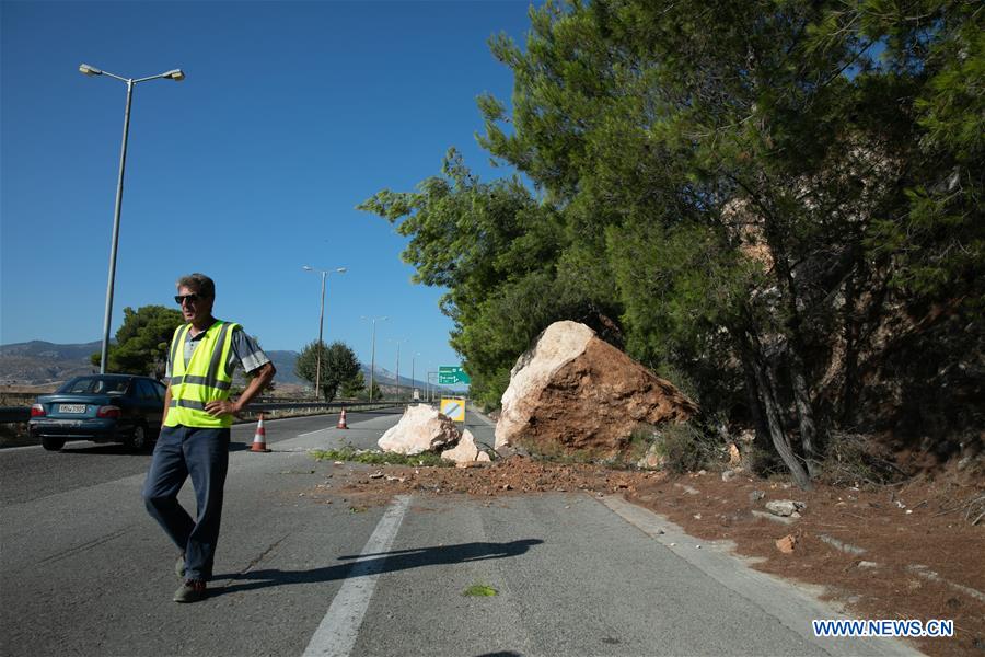 GREECE-ATHENS-EARTHQUAKE