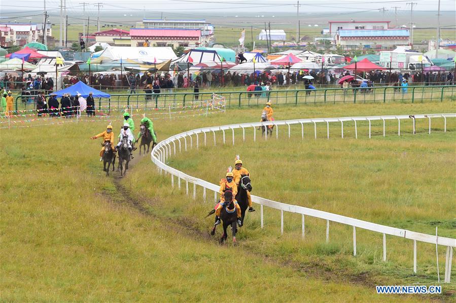 CHINA-GANSU-MAQU-HORSE RACING-OPENING (CN)