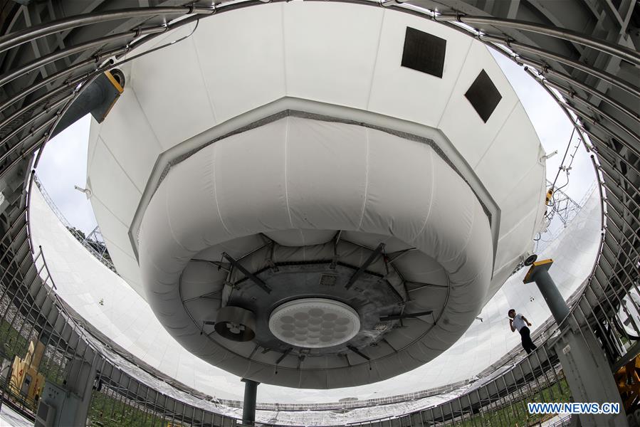 (SCI-TECH)CHINA-GUIZHOU-FAST TELESCOPE-MAINTENANCE (CN)