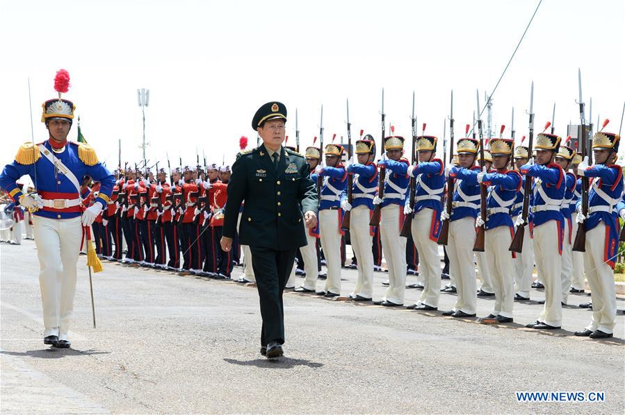 BRAZIL-BRASILIA-CHINESE DEFENSE MINISTER-VISIT