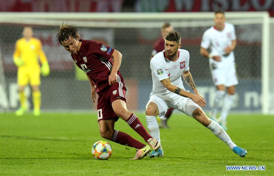 (SP)LATVIA-LIGA-SOCCER-UEFA EURO 2020 QUALIFYING MATCH-LATVIA VS POLAND