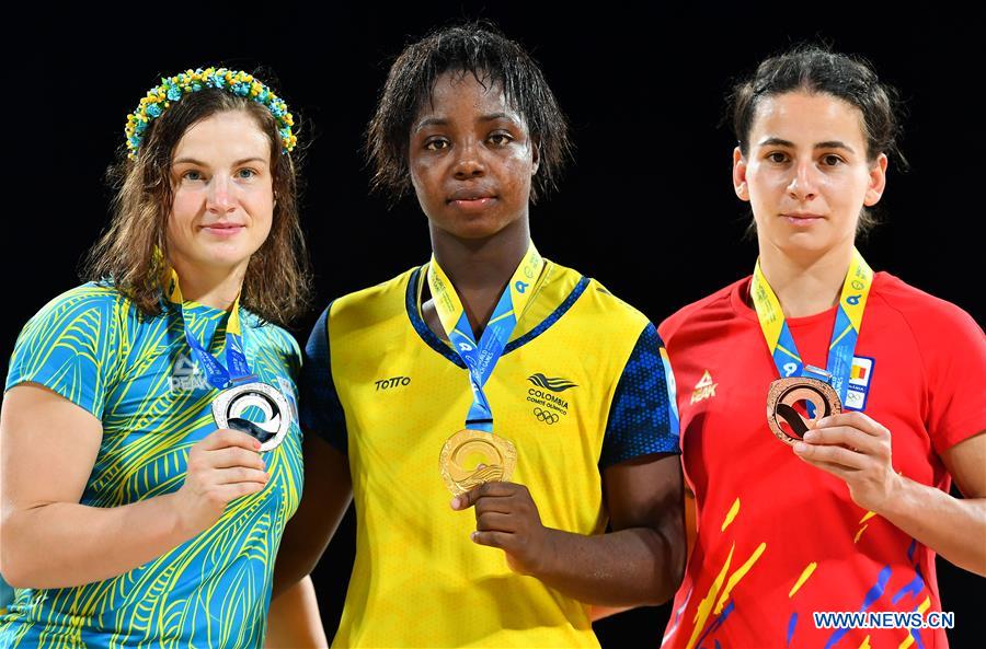 (SP)QATAR-DOHA-WORLD BEACH GAMES-WOMEN'S BEACH WRESTLING